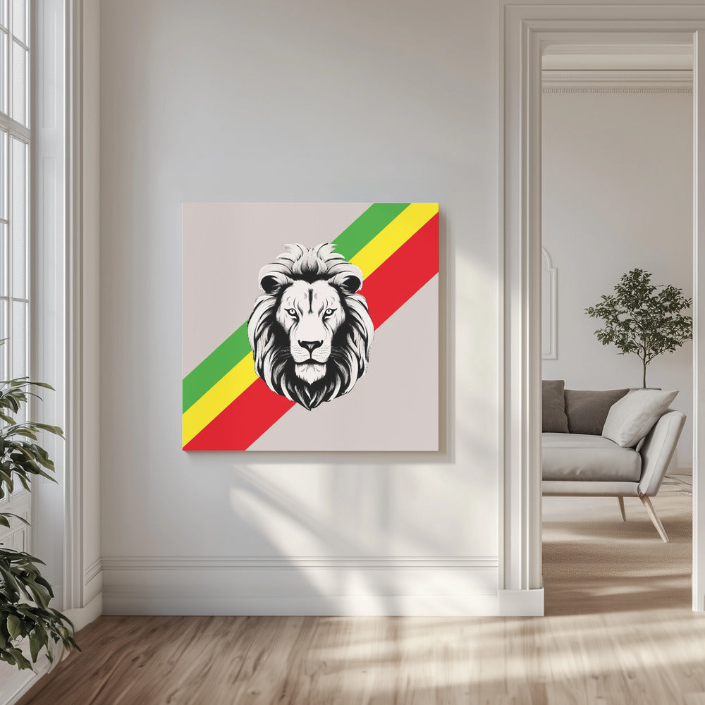 Canvas - Rasta Lion