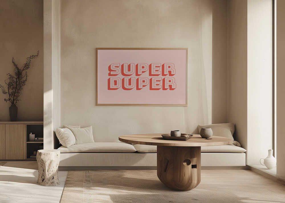 Plakat - Retro Super Duper