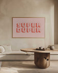 Plakat - Retro Super Duper