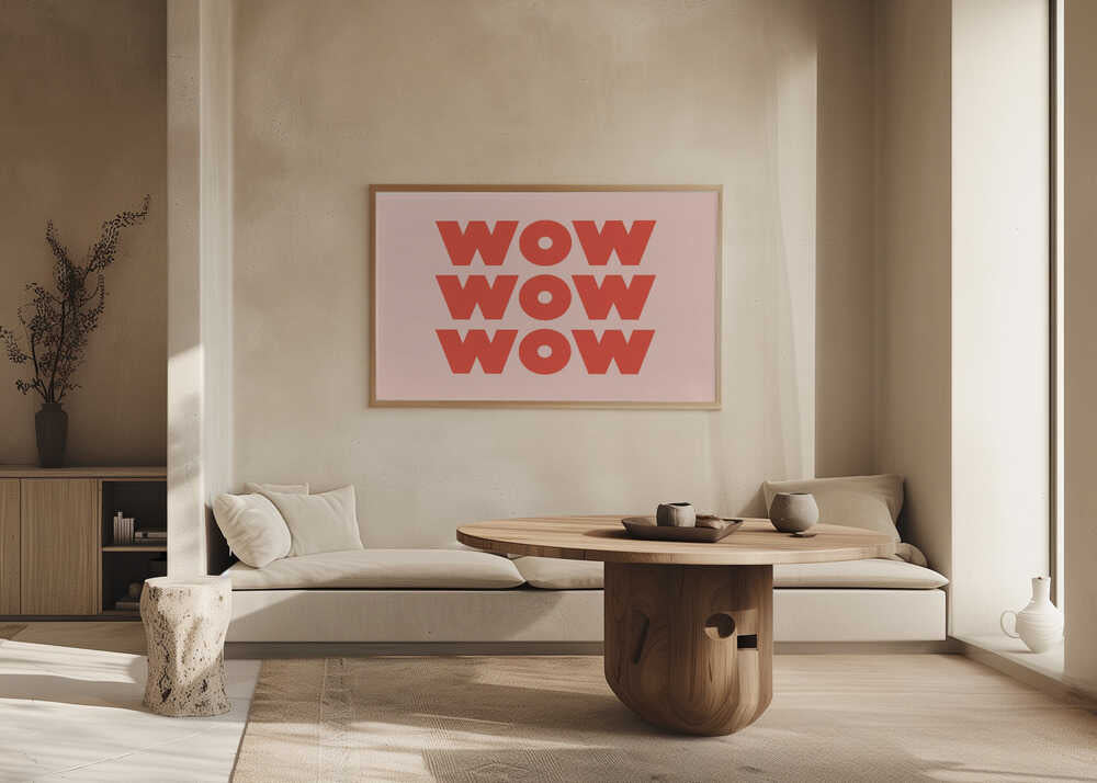 Plakat - Modern Wow Statement
