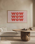 Plakat - Modern Wow Statement
