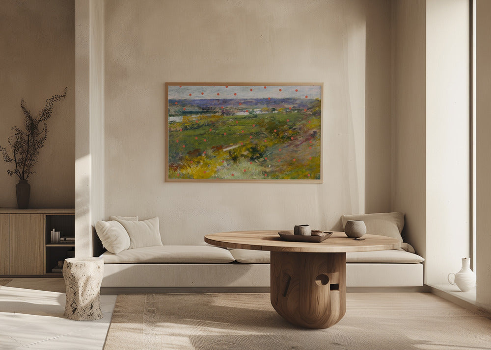 Plakat - Landscape and Dots