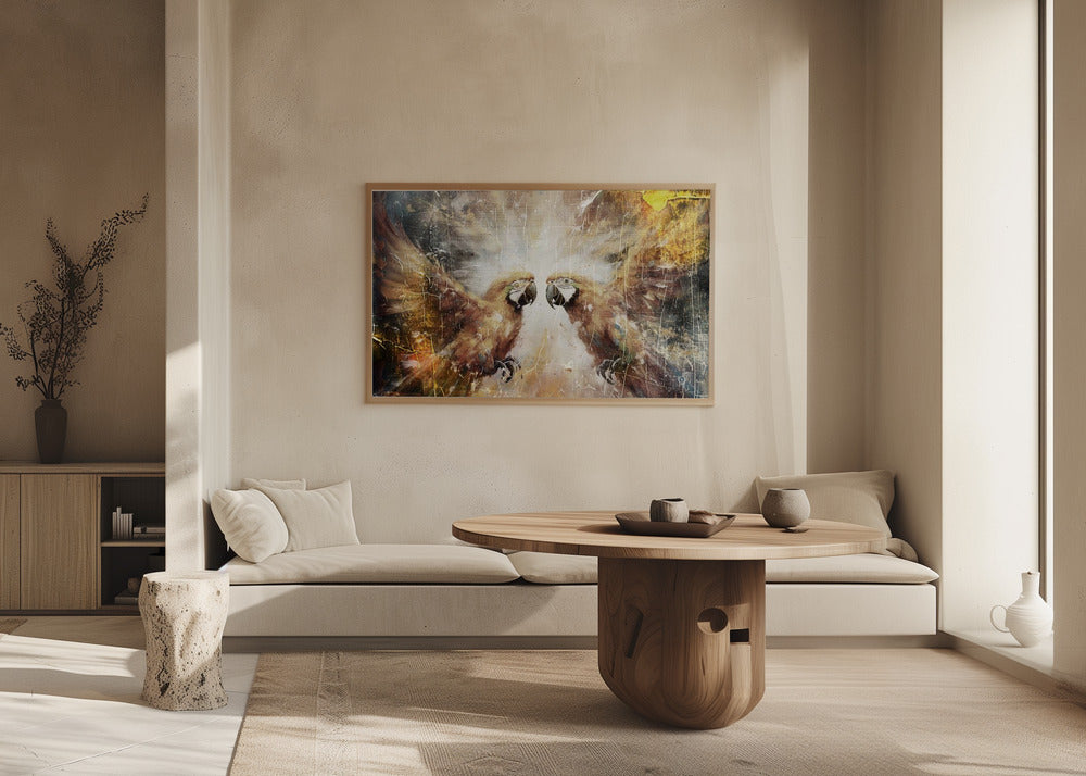 Plakat - Parrot Animal Vintage Art Illustration Wallart 01