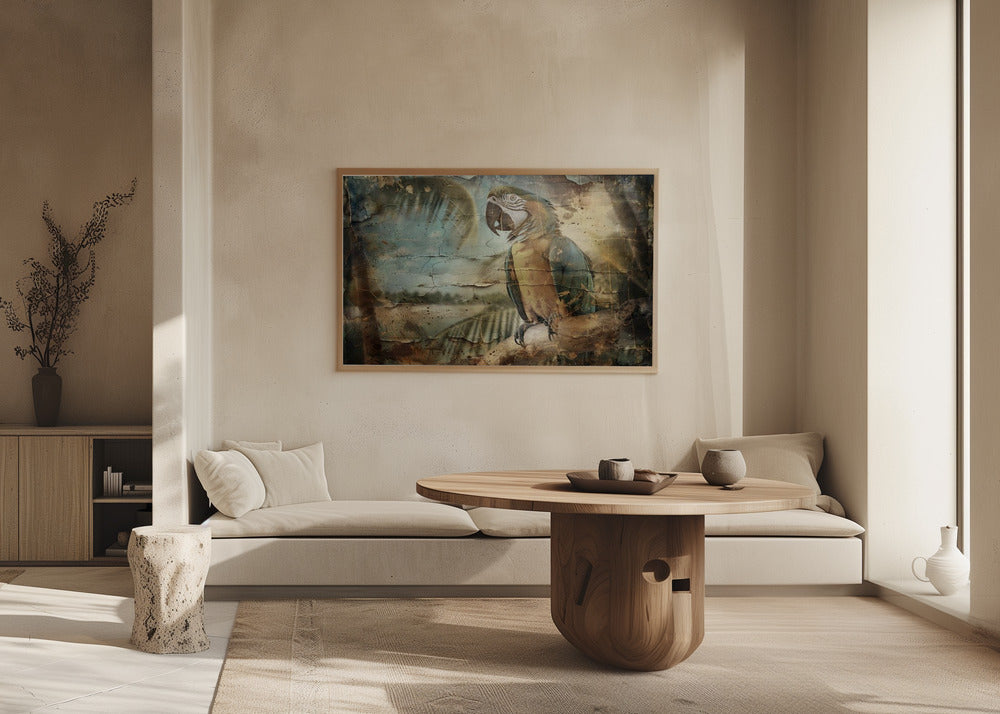 Plakat - Parrot Animal Vintage Art Illustration Wallart 04