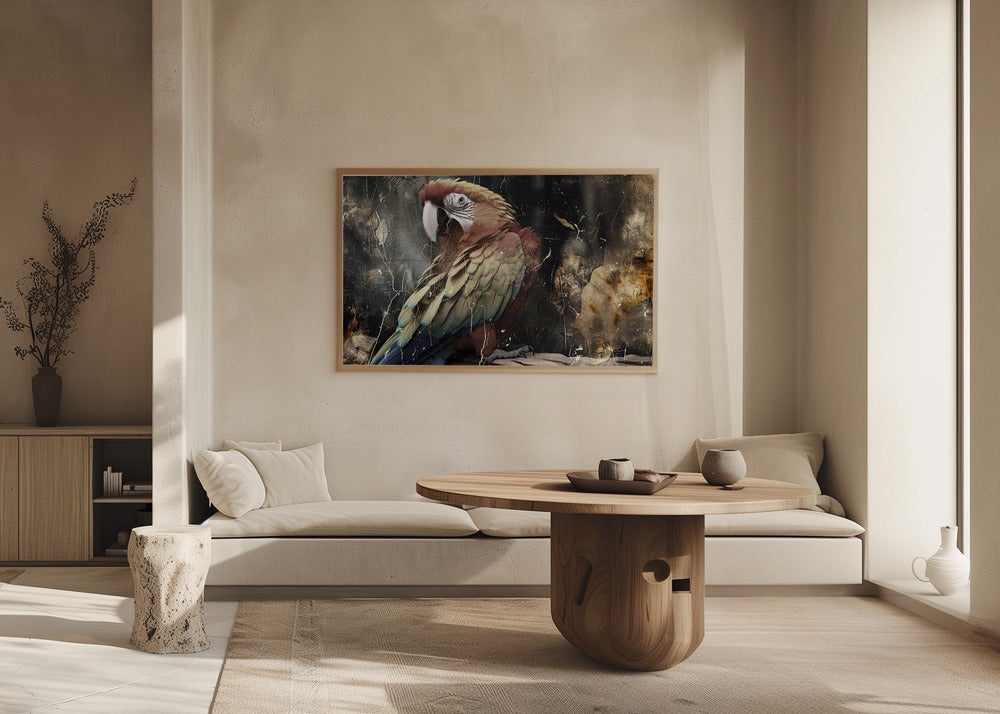 Plakat - Parrot Animal Vintage Art Illustration Wallart 07