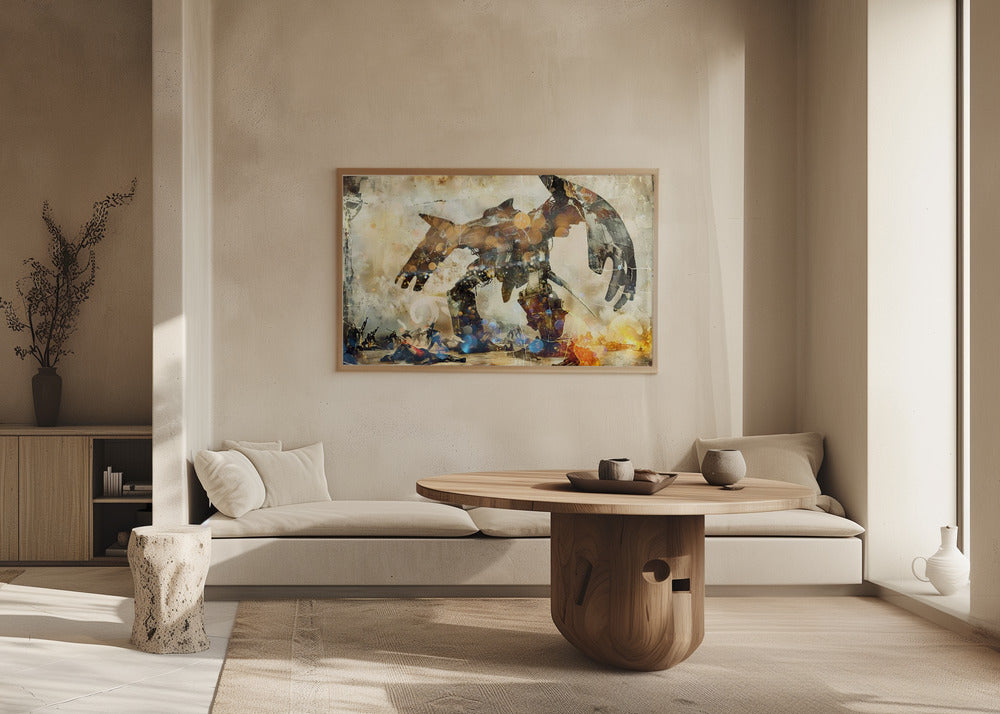 Plakat - Surreal Fable Abstract Art Illustration Wallart 095