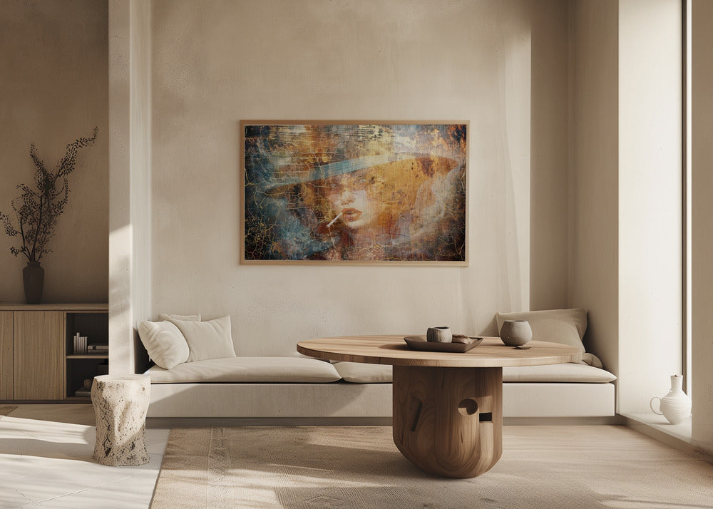 Plakat - Woman Portrait Abstract Art Illustration Wallart 04