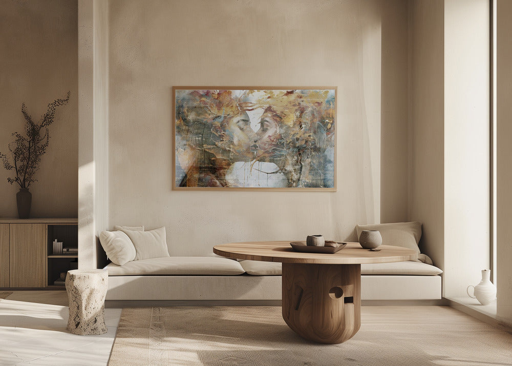 Plakat - Woman Portrait Abstract Art Illustration Wallart 38