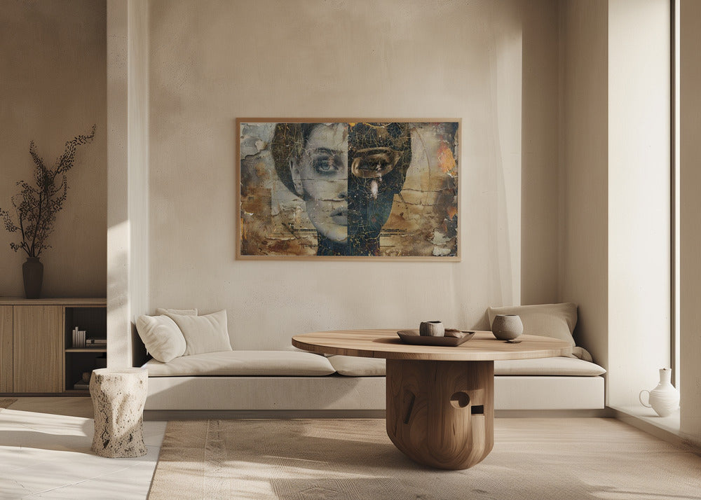 Plakat - Woman Portrait Abstract Art Illustration Wallart 44