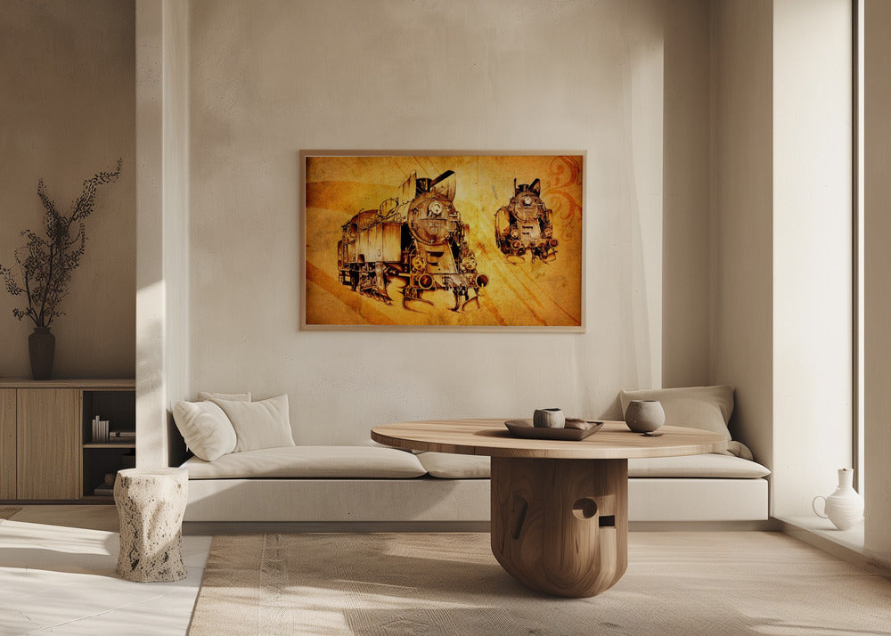 Poster - Sepia Illustration 10