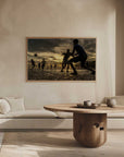Plakat - Sunset Soccer Game