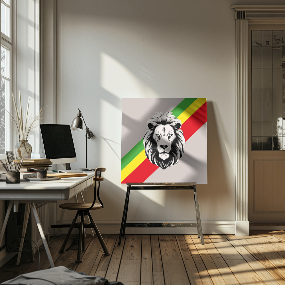 Canvas - Rasta Lion