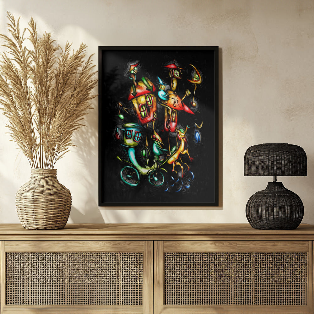 Plakat - Mushroom cabbie 1