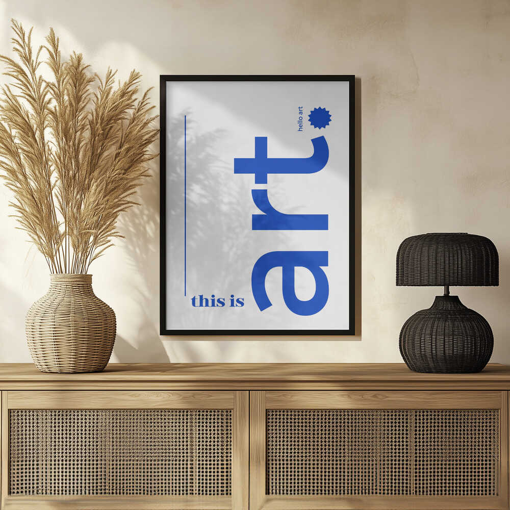 Plakat - Hello Bold Typography