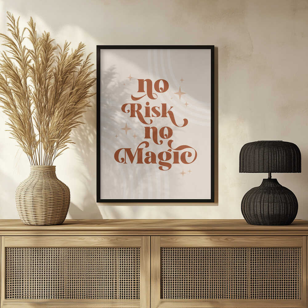 Plakat - Inspirational No Risk Magic