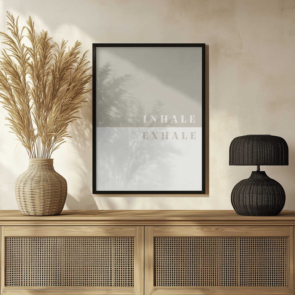 Plakat - Mindful Inhale Exhale