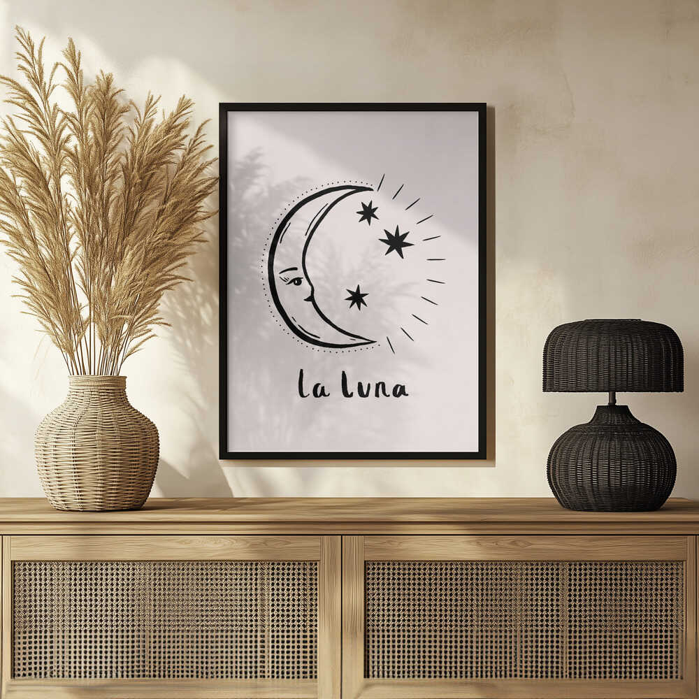 Plakat - La Luna Crescent Moon