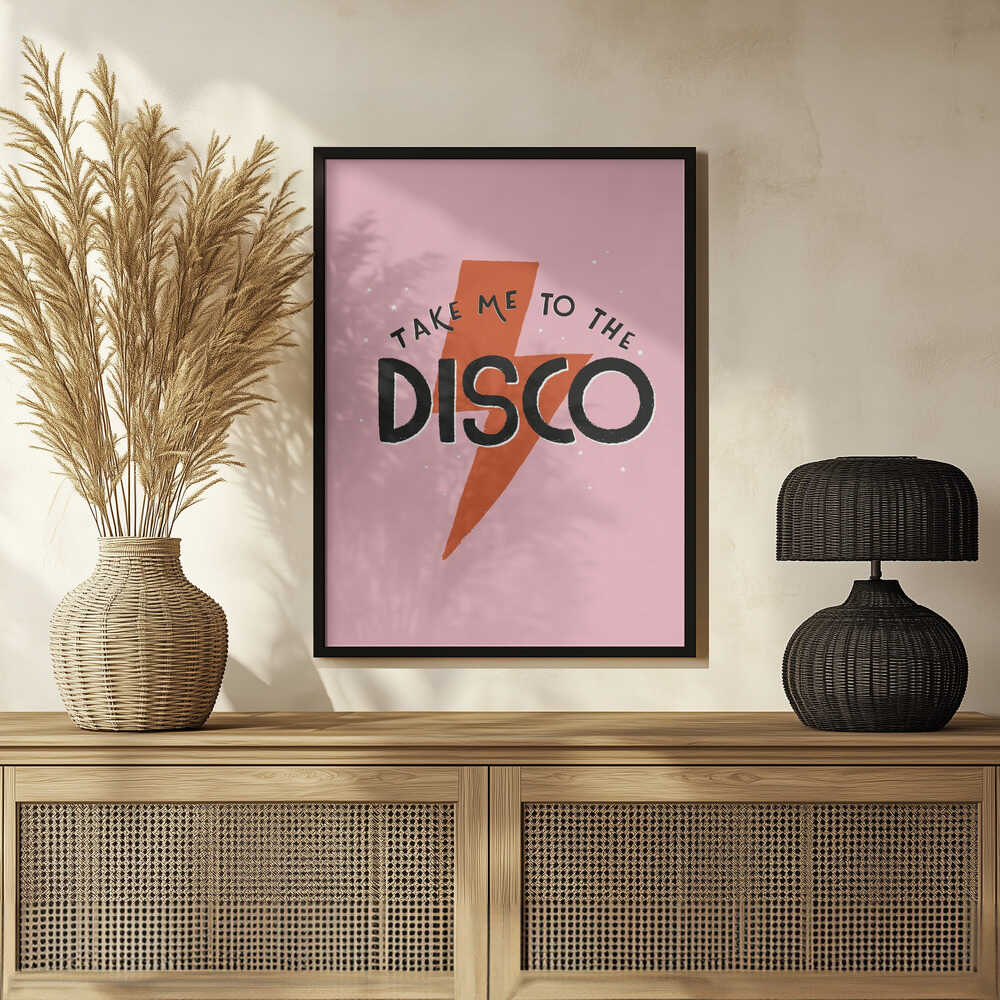 Plakat - Retro Disco Quote