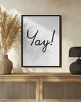 Plakat - Positive Yay Word
