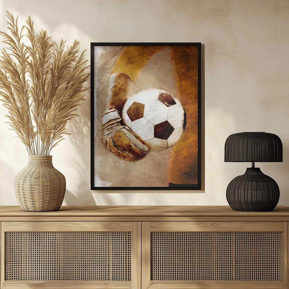 Plakat - Vintage Soccer Goalie