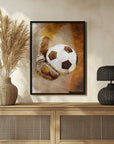 Plakat - Vintage Soccer Goalie