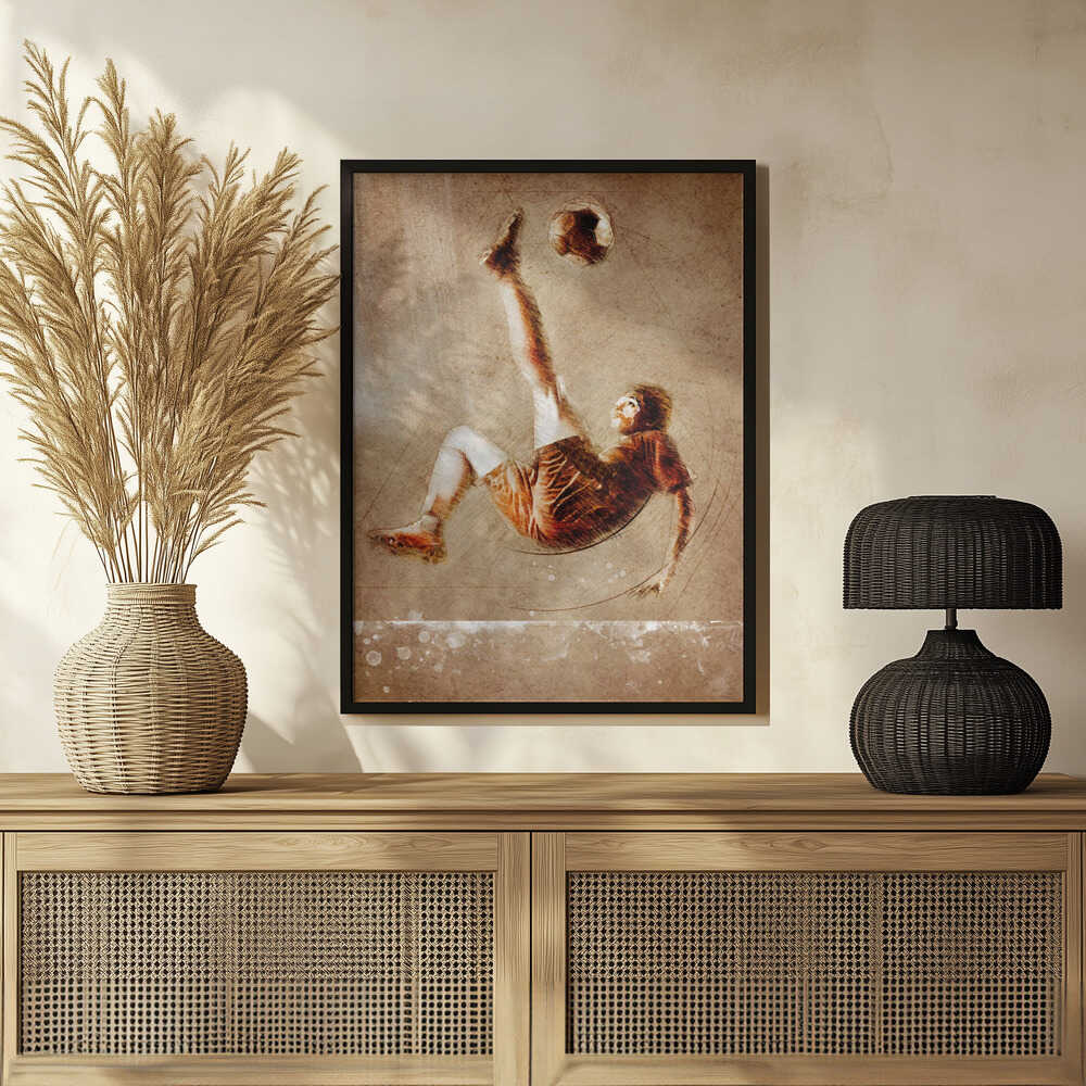 Plakat - Soccer Bicycle Kick