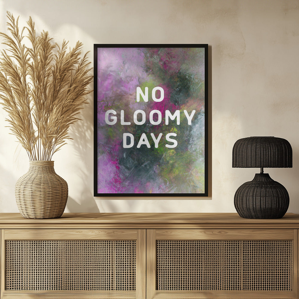 Poster - No gloomy days (green)