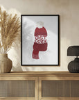 Poster - Get cozy (red)