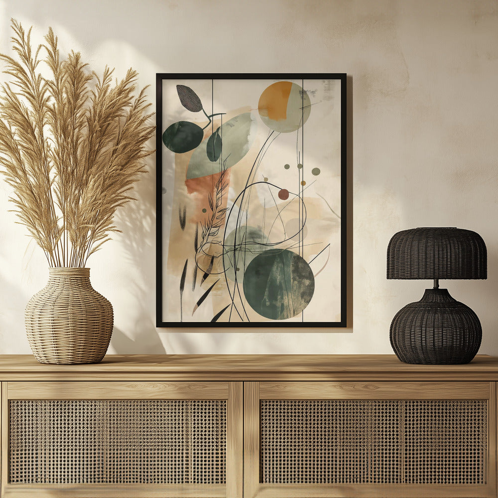 Plakat - Abstract Beige No 2