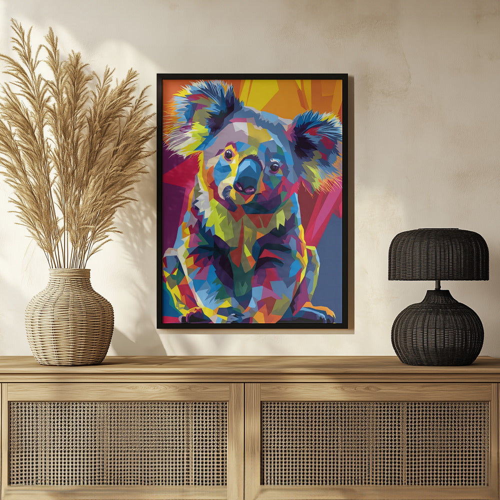 Plakat - Koala WPAP