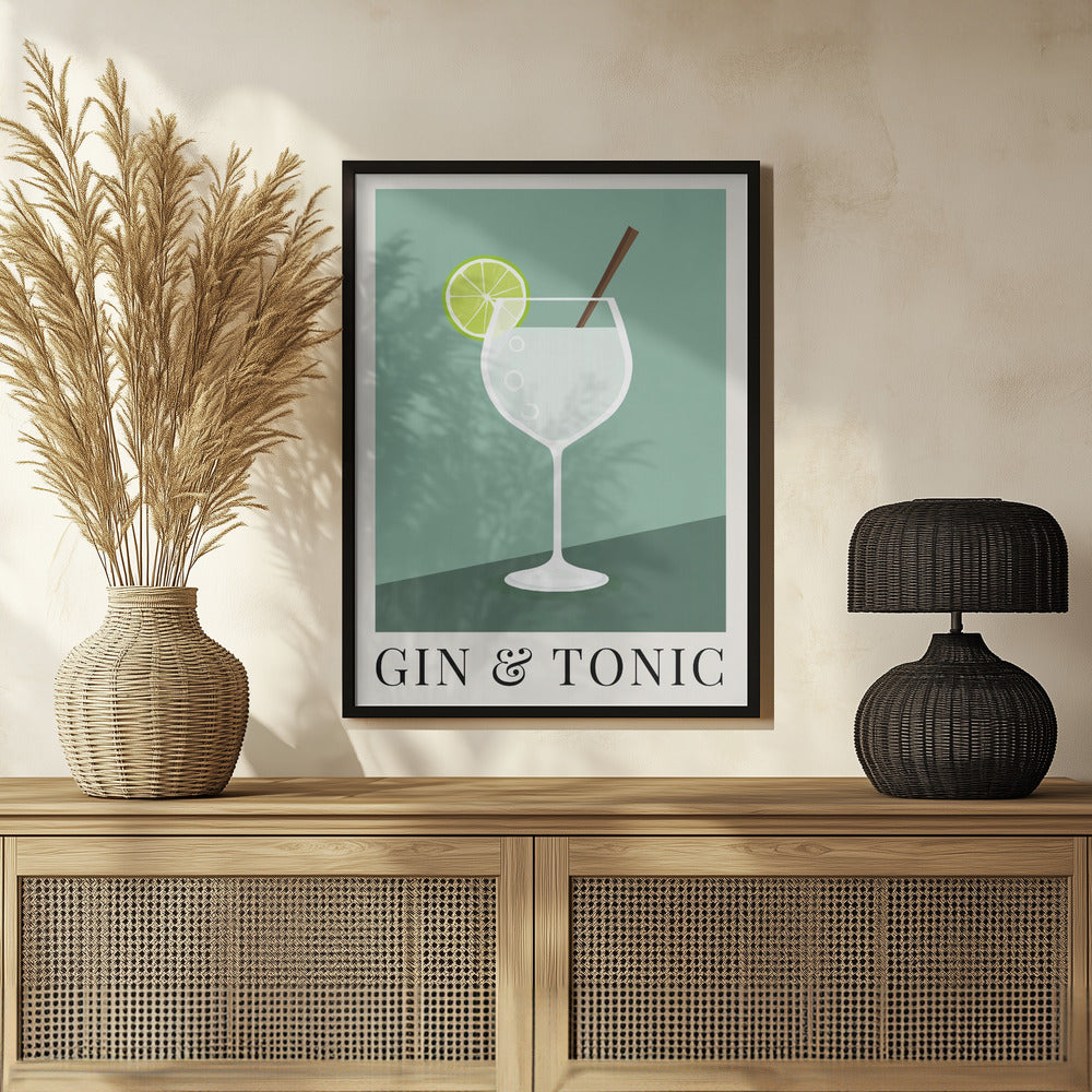 Plakat - Gin &amp;amp; Tonic
