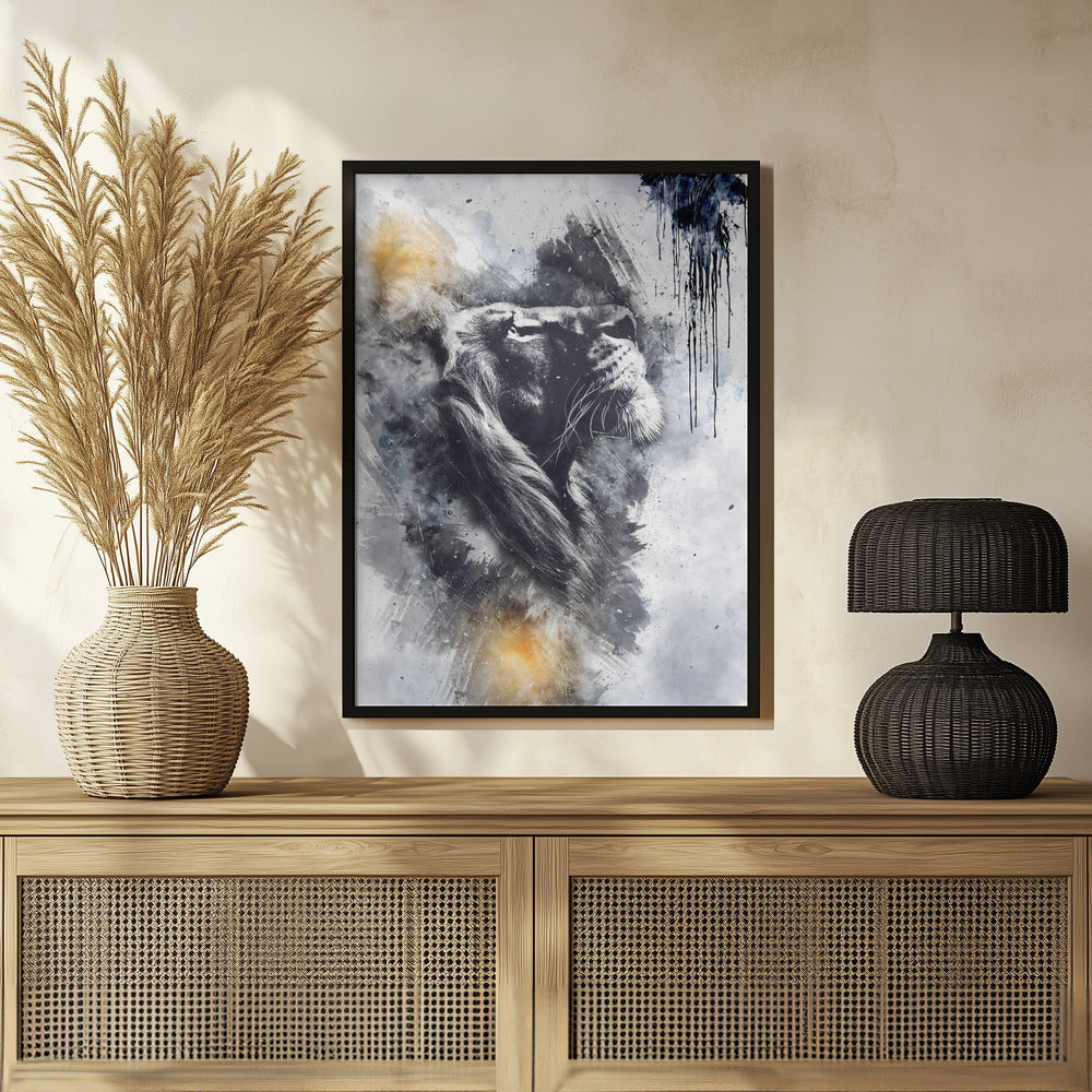 Plakat - Lion Poster Art 02
