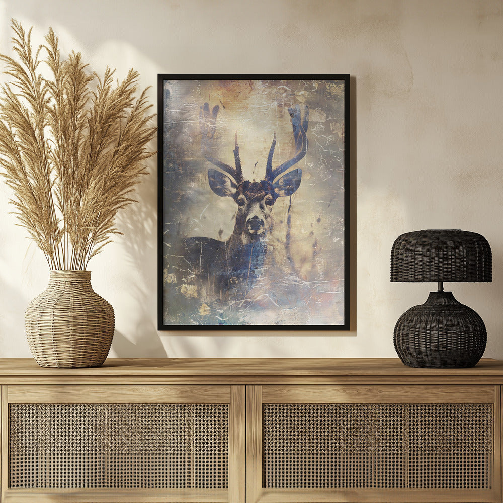 Plakat - Deer Ink Illustration 03
