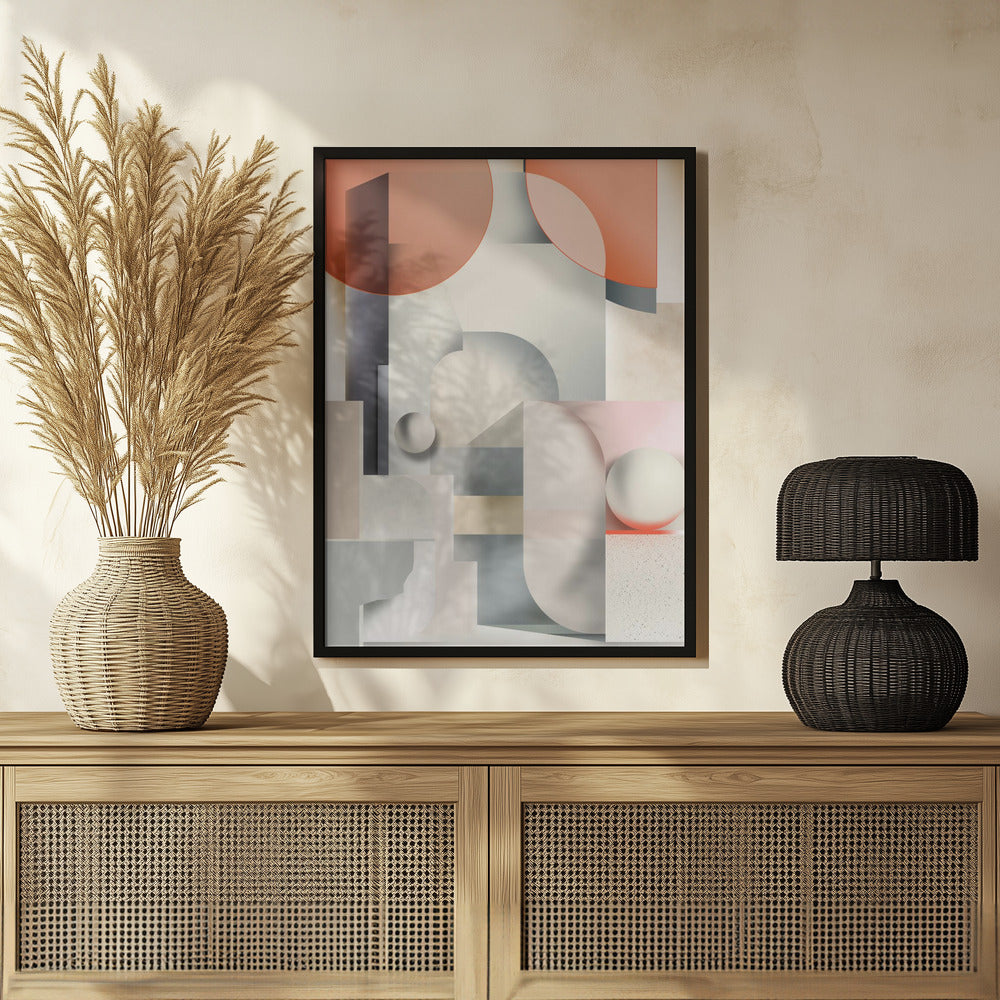 Plakat - Geometric Vintage Art 01