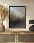 Plakat - sunset art in grey