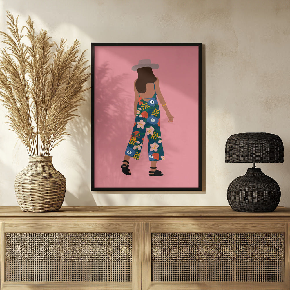 Plakat - Din 139 Summer Girl - Admen.dk