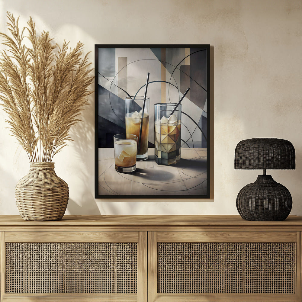 Plakat - Cubist Cocktails
