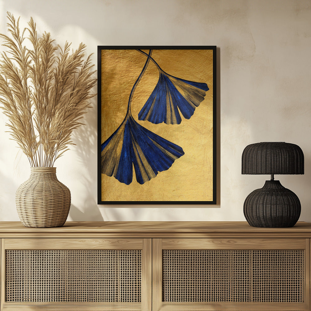 Plakat - Ginko Biloba Nature Floral Art (4)