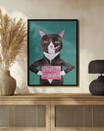 Plakat - Smoking cat