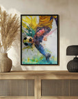Plakat - Dynamic Soccer Kick