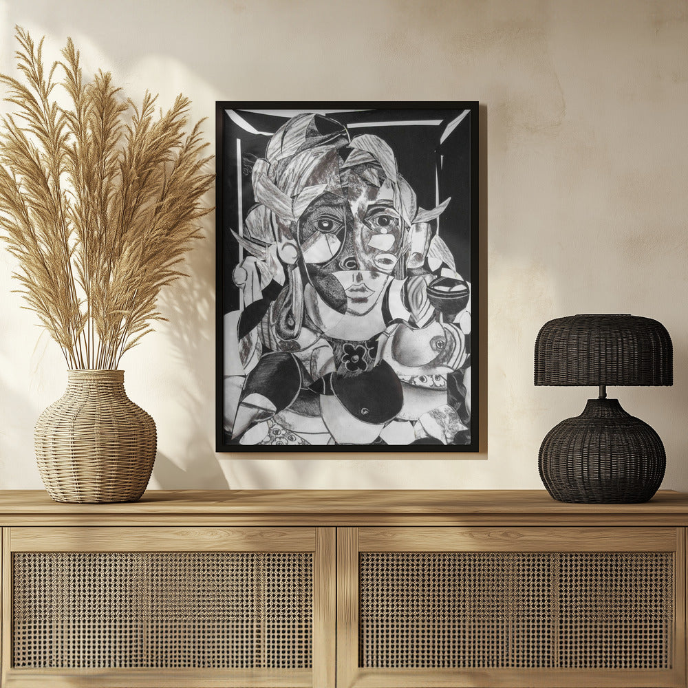 Plakat - black and white