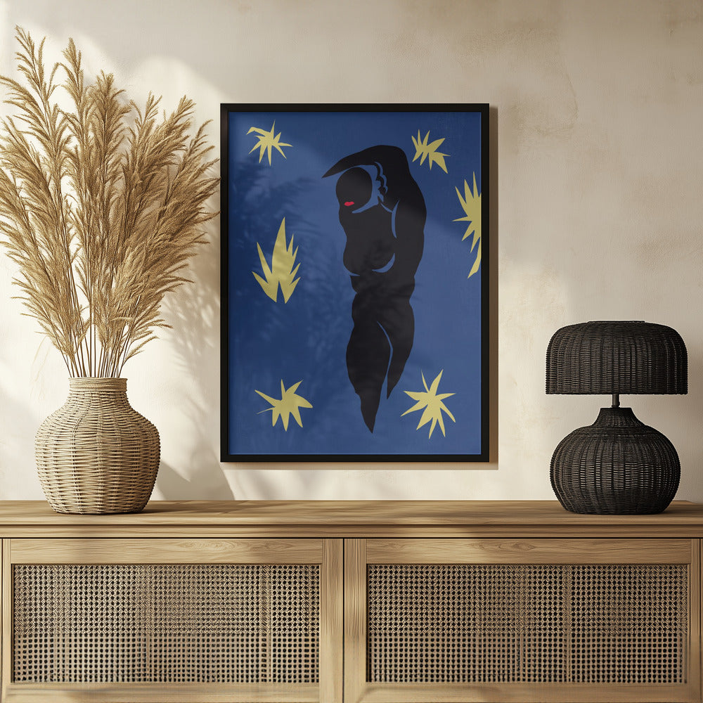 Poster - Figure cut out after matisse