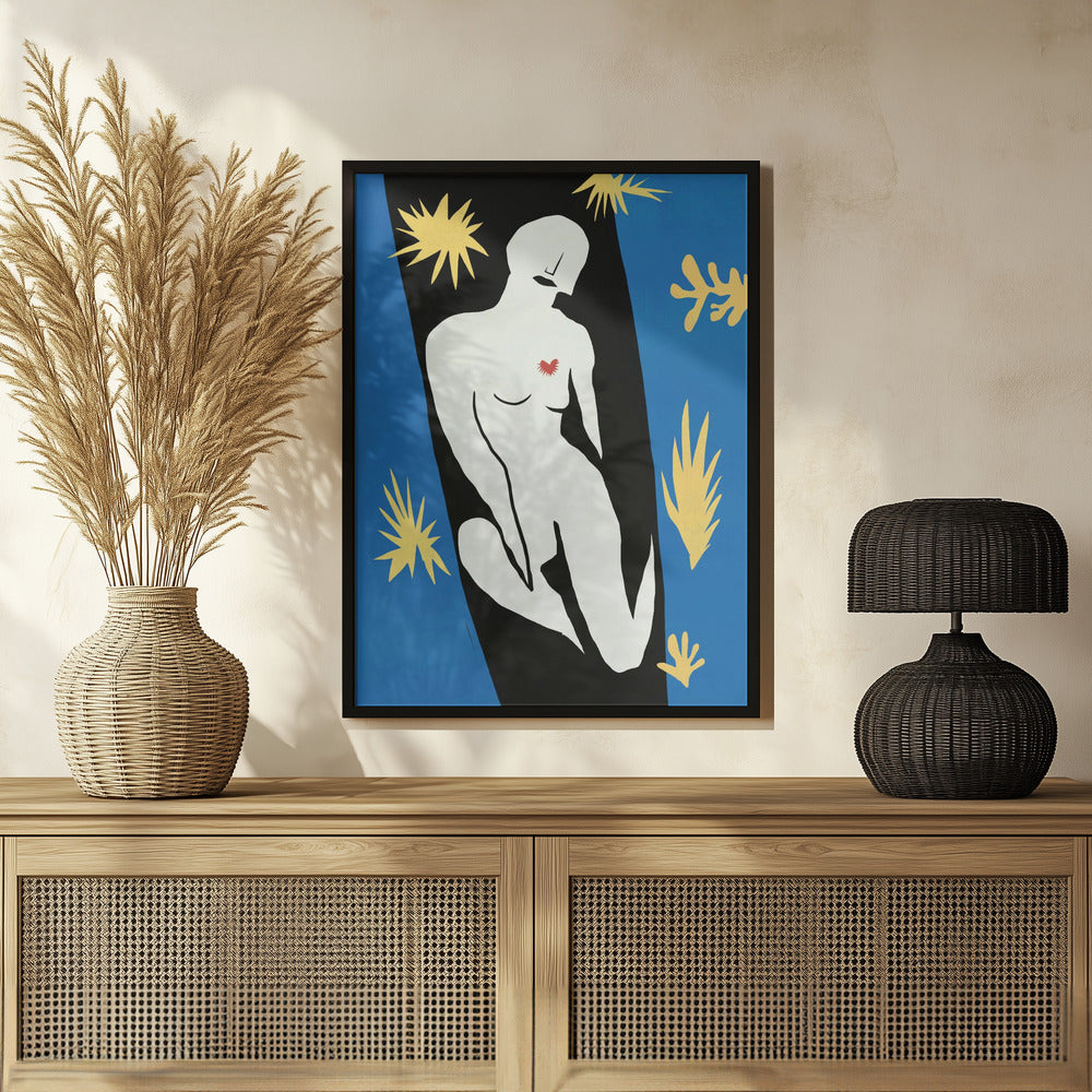 Poster - Cut out paper figurine
