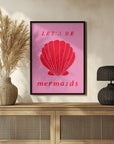 Plakat - Mermaidspinkred Ratioiso
