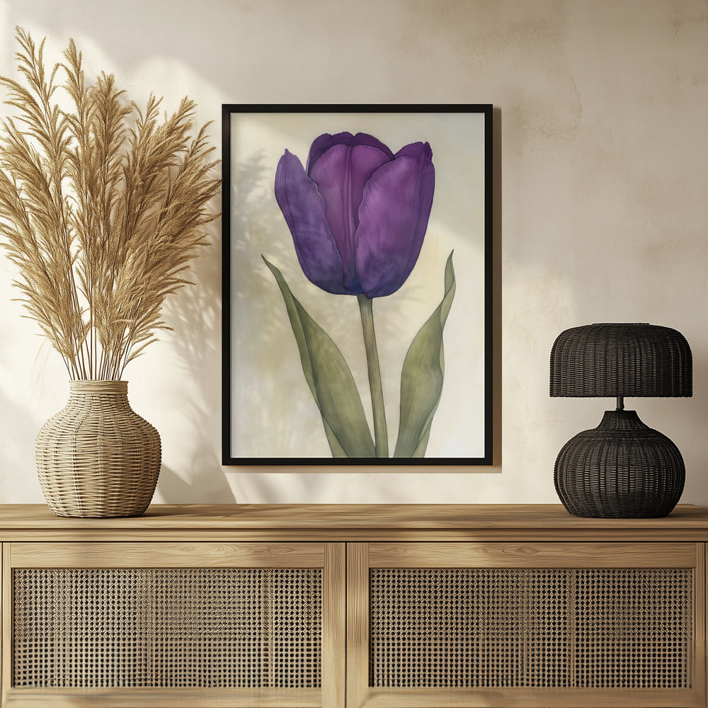 Poster - Purple Tulip 7