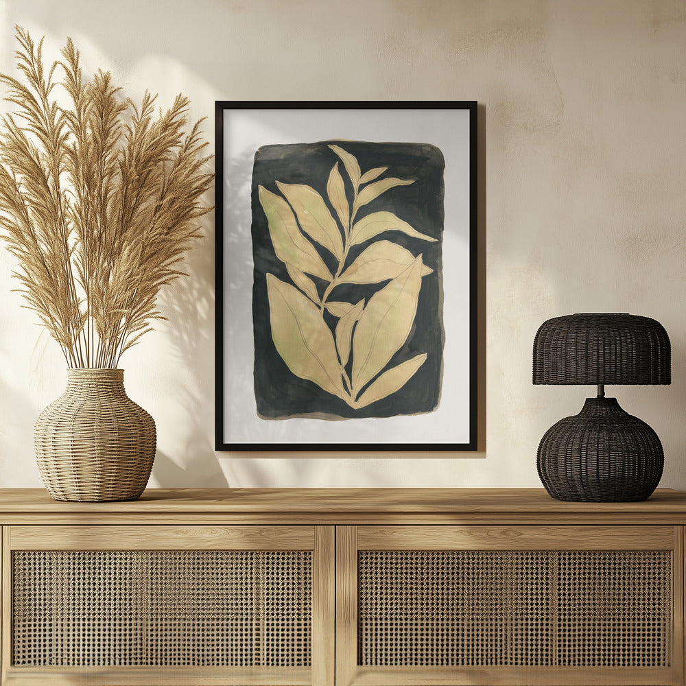 Poster - Foliage noir N.2