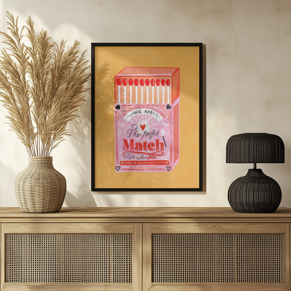 Poster - Match Box - The Perfect Match