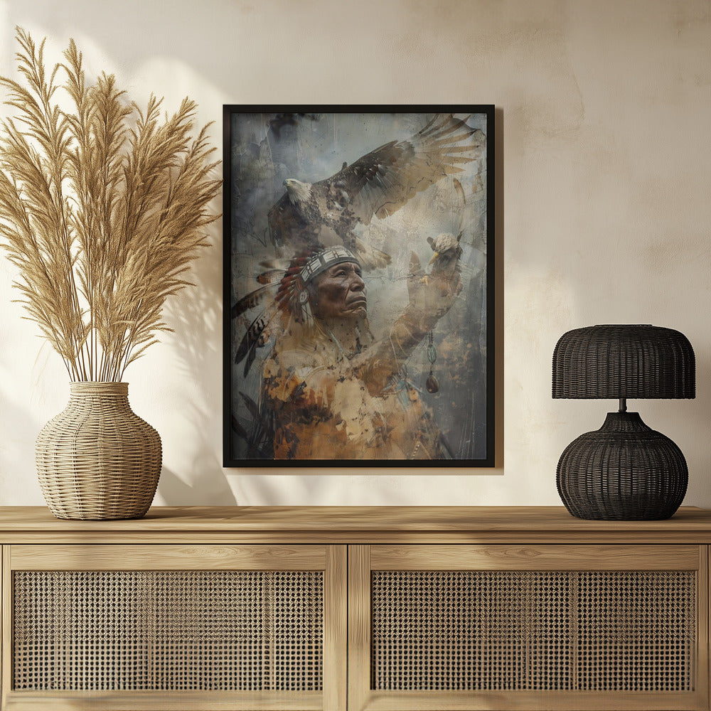 Poster - Indian American Art Illustration Wallart 006