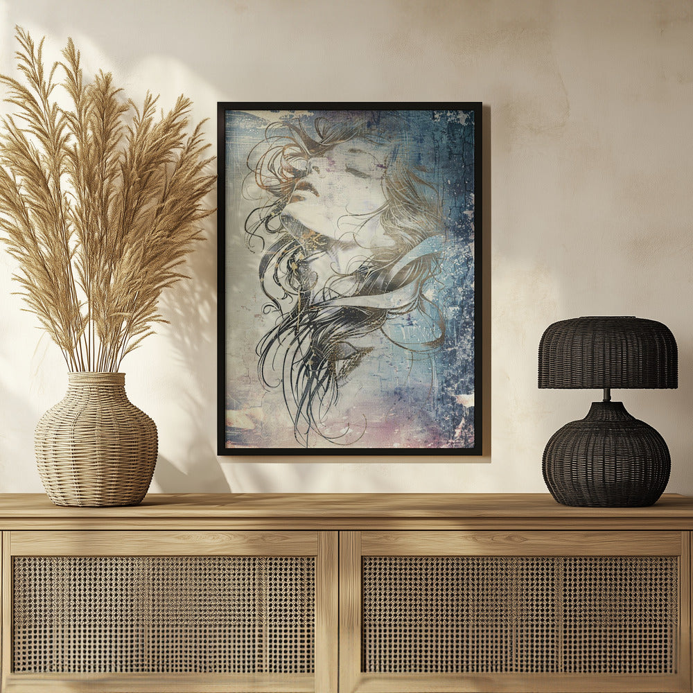 Plakat - Woman Portrait Abstract Art Illustration Wallart 53