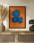 Poster - Ampersand OrangeBlue